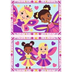 Ravensburger CreArt, Malen nach Zahlen Junior - Feen-Prinzessinnen