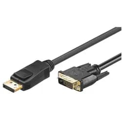 goobay DVI-Adapterkabel schwarz