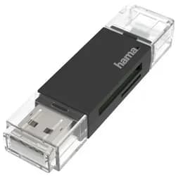 HAMA 200130 USB-OTG-Kartenl., SD/mSD, USB 2.0