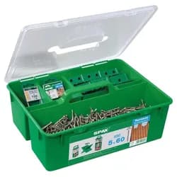 SPAX® Terrassenschrauben-Sortiment GREEN BOX 5x60 mm 868-teilig