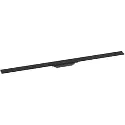 hansgrohe RainDrain Flex Duschrinne 1200mm, schwarz matt, Fertigset, kürzbar
