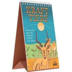 NEUMANN Tischkalender Krafttiere 2027