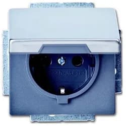 Busch-Jaeger Steckdose,Klappdeckel 20 EUK-866
