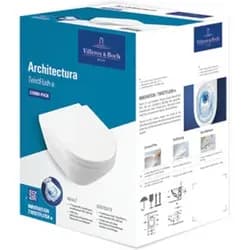 Villeroy & Boch VB Combi-Pack Architectura 4694CL 370x530mm Oval Weiß Alpin