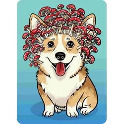 Ravensburger Verlag GmbH Puzzle Minipuzzle 100 Teile - Corgi-Pilz, Puzzleteile