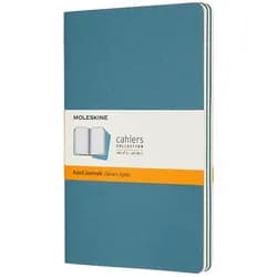 MOLESKINE Notizbuch Notizheft Cahier Large A5 liniert Kartoneinband VE=3 Stück lebhaftes b blau