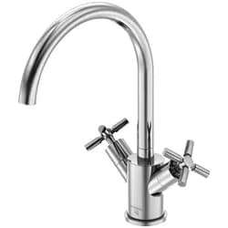 ST WT-Zweigriffarmatur mit Ablaufgarn. 250 1500, chrom