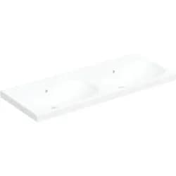 Wandwaschtisch „Acanto“, rechteckig 120 × 48,2 cm in weiß alpin