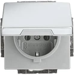 Busch-Jaeger Steckdose,Klappdeckel 20 EUK-866