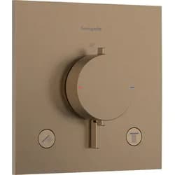 hansgrohe Thermostat Ecostat Comfort E UP, f 2 Verbr., 24 l/min, brushed bronze