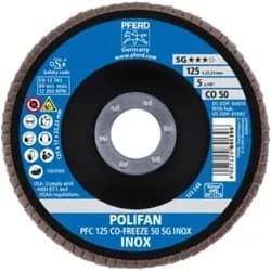 Pferd Fächerschleifscheibe COFREEZE gewölbt 125mm K50