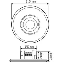 ESYLUX Präsenzmelder PD-FLAT #EP10428623