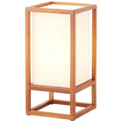 Brilliant Tischleuchte Seaside natur weiß Holz Textil E14 max. 40W