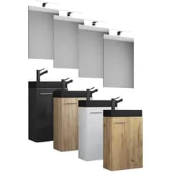 Badezimmer Slito 3-tlg. Schwarz