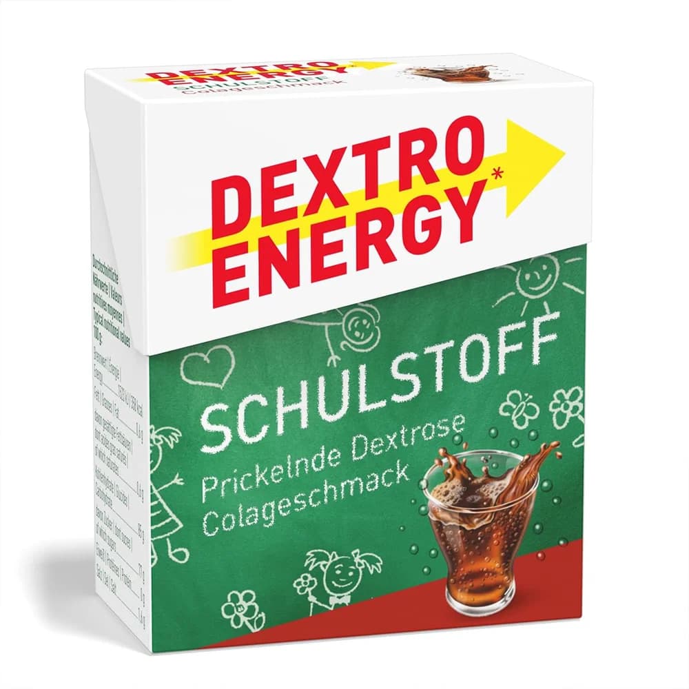 Dextro Energy Cola Schulstoff Täfelchen