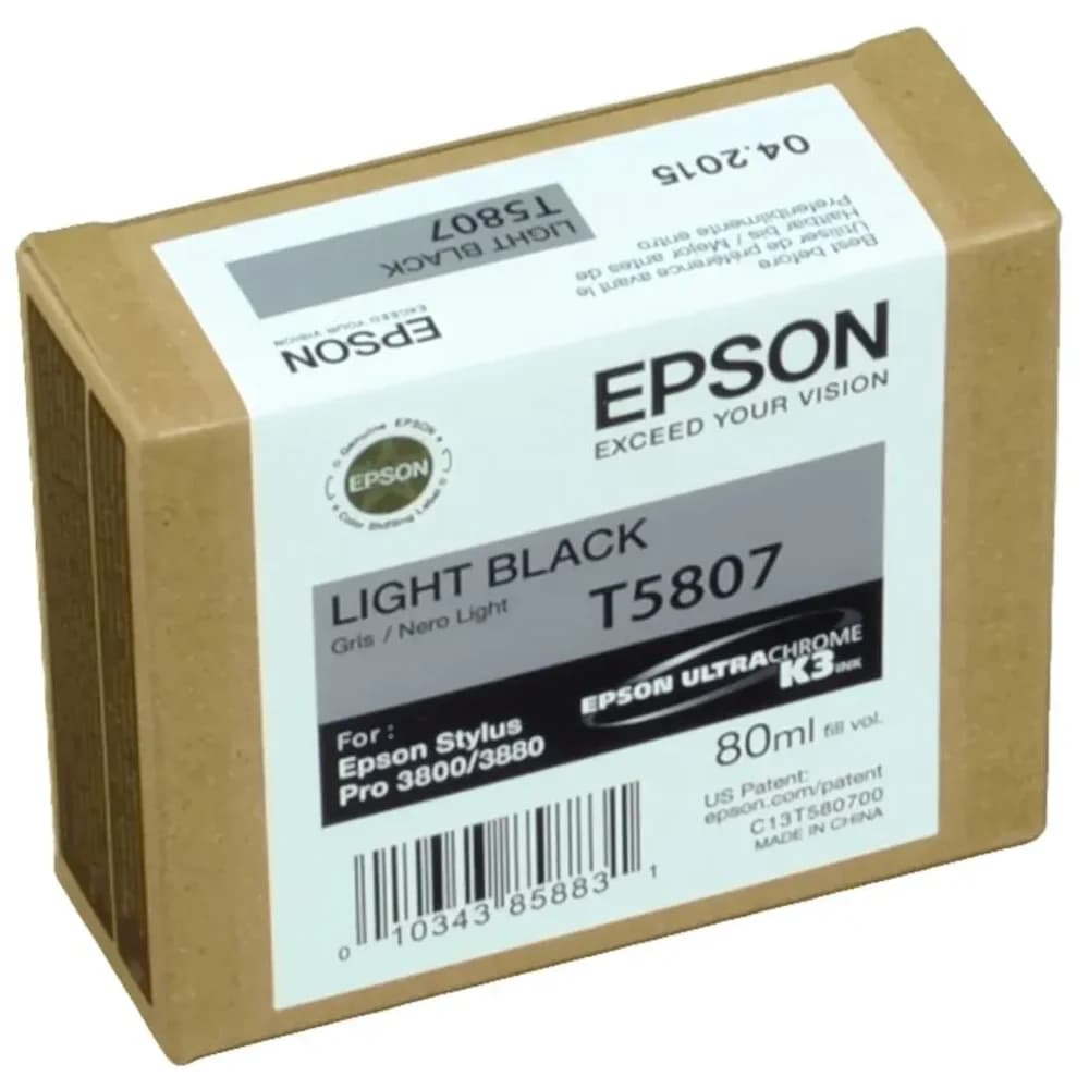 Epson T5807 hellschwarz