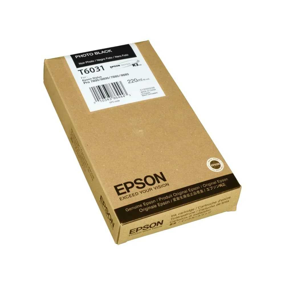 Epson Tinte C13T603100 foto schwarz T6031