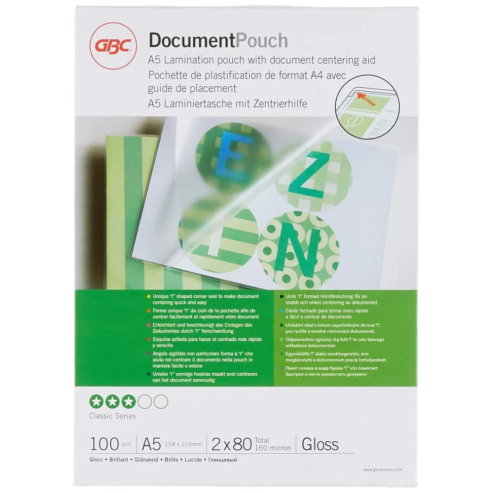 GBC Laminierfolien IB575037 Transparent 100 Stück
