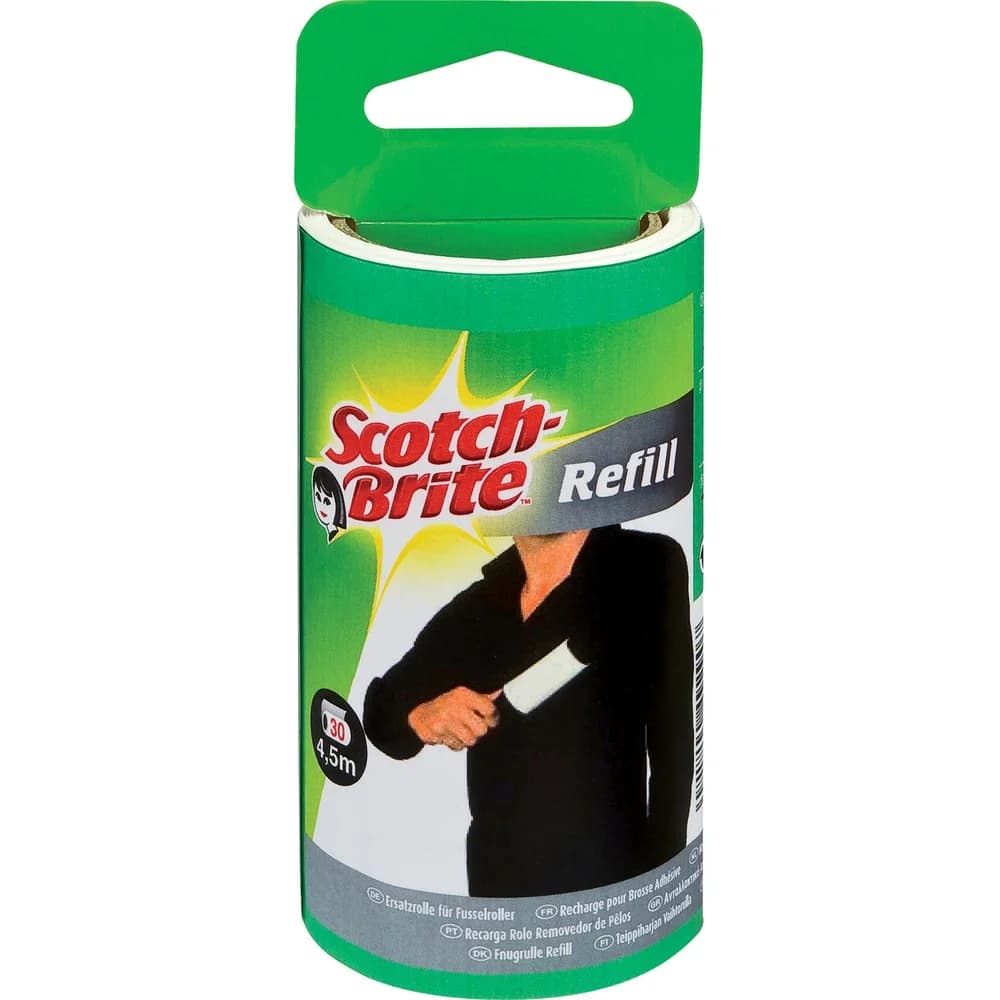 Scotch-Brite 836RFS-30EMEA Fussel-Roller - Nachfüllrolle mit 30 Blatt