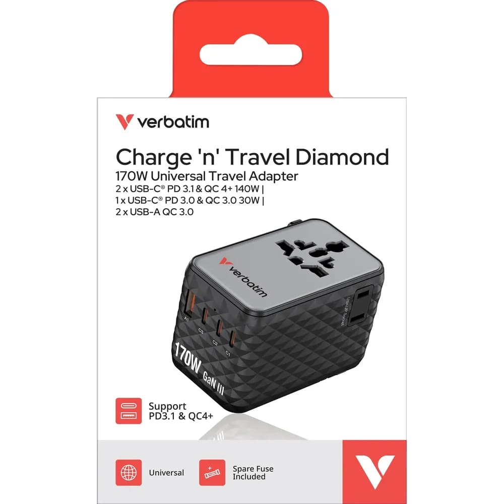 Verbatim Ladeadapter ChargenTravel 30190