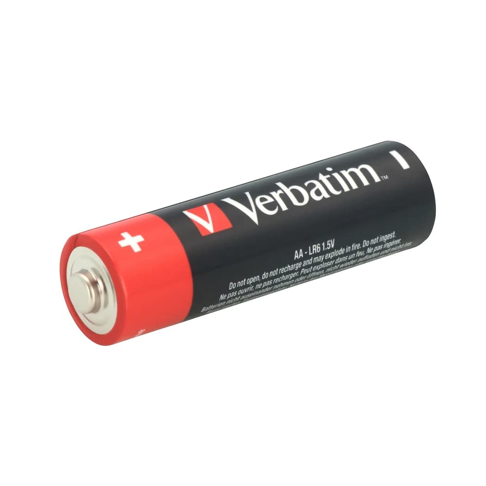 1x4 Verbatim Alkaline Batterie Mignon AA LR6 49921