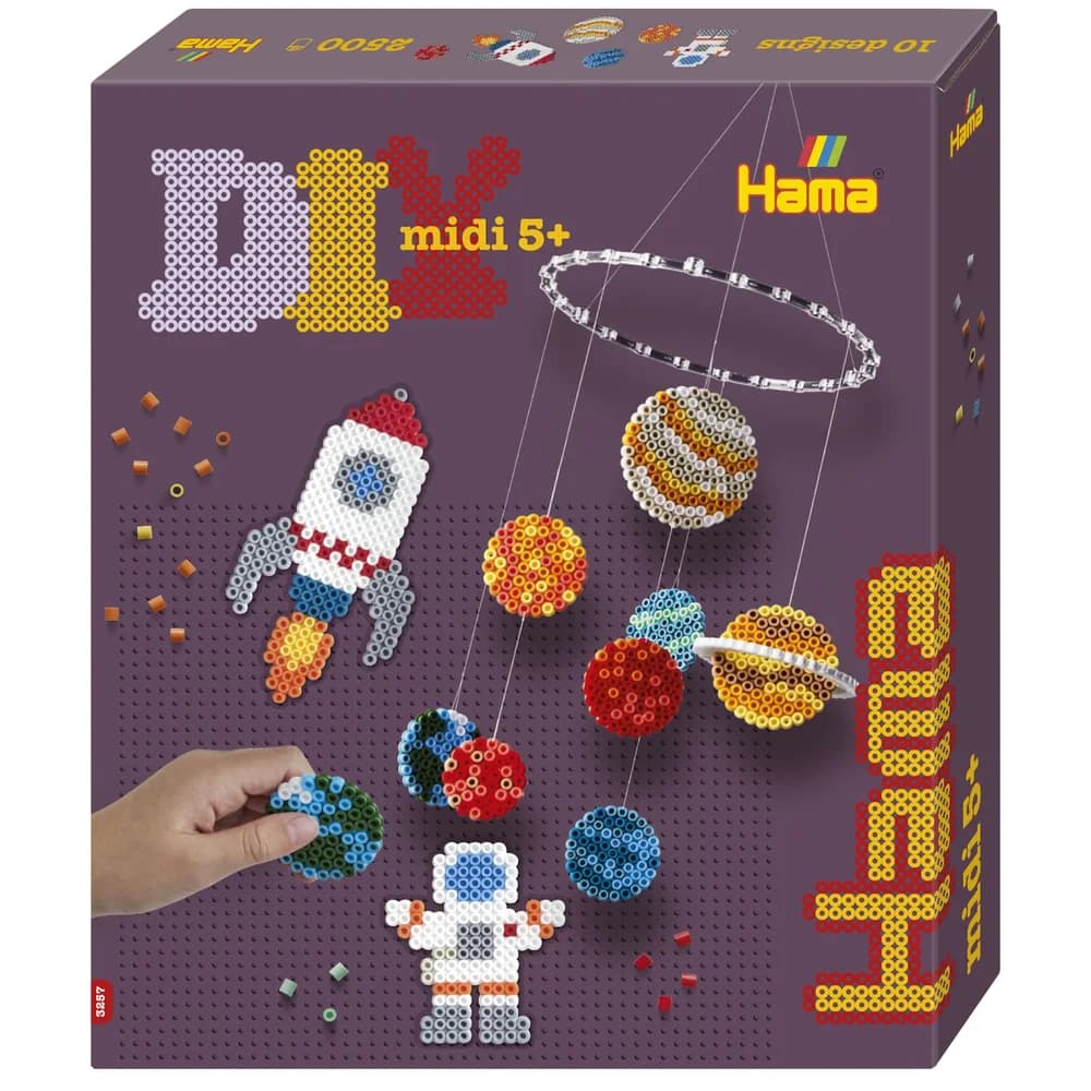 Hama Bügelperlen midi5+ Geschenkpackung – Weltraum