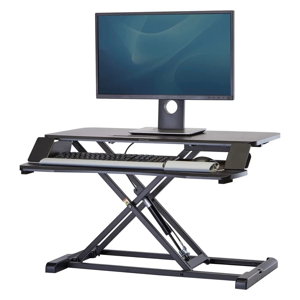 Fellowes Sitz-Steh-Workstation »Corsivo™« schwarz, 80x11x61.5 cm
