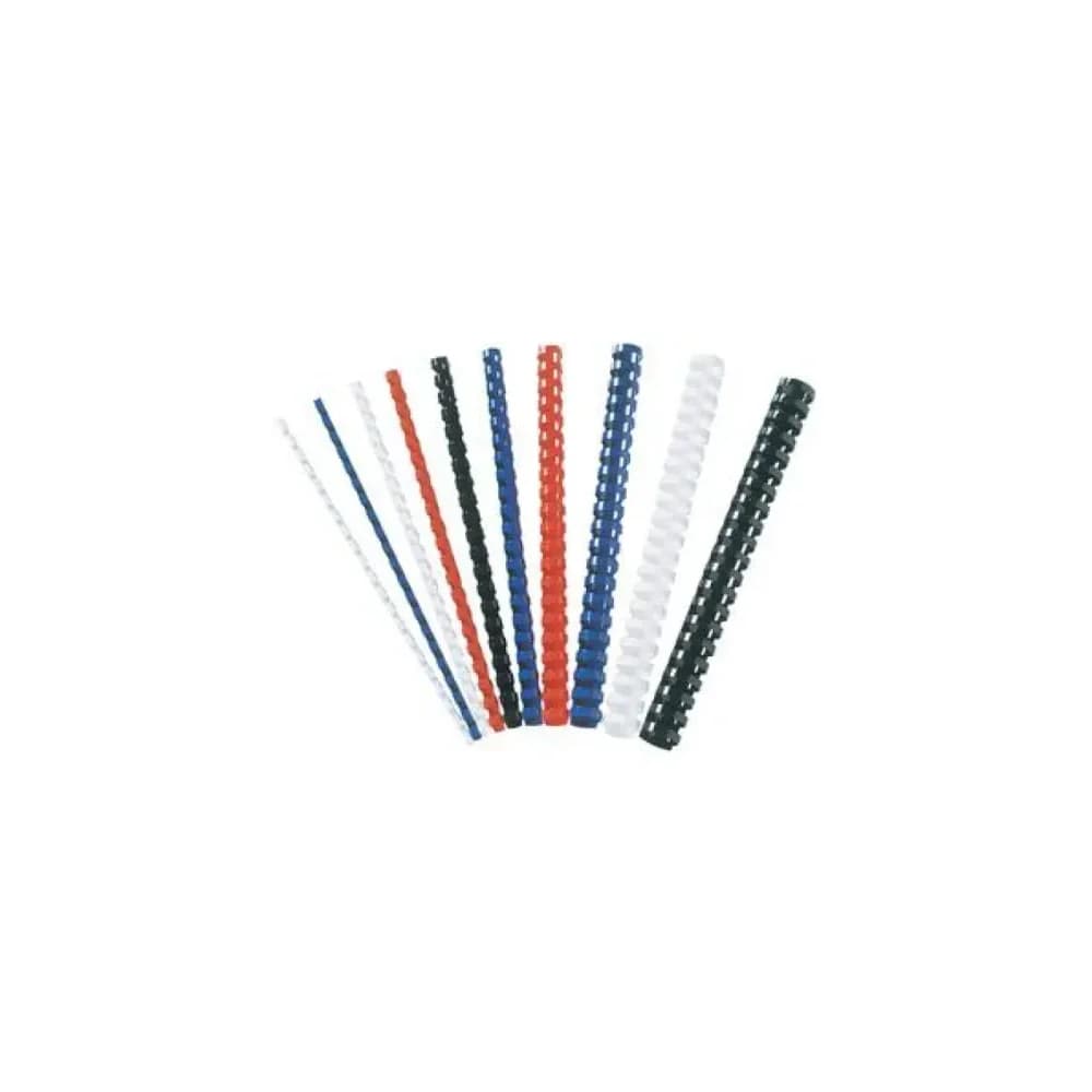 Fellowes Plastikbinderücken COMB 5346206 12mm weiß 100 St./Pack.