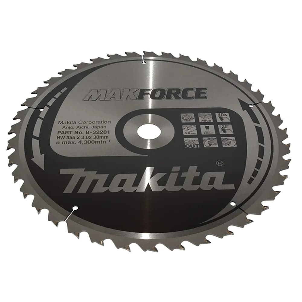 Makita Sägebblatt MAKFORCE 355x30x40Z