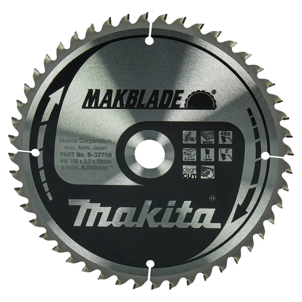 Makita Sägeblatt 190x20x48Z B-32758
