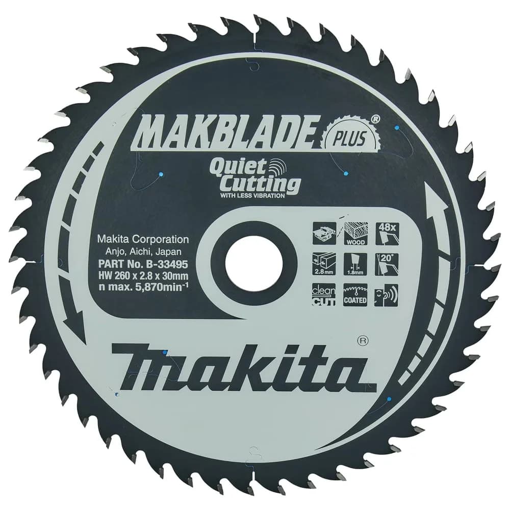 Makita Sägeblatt 260x30x48Z B-33495