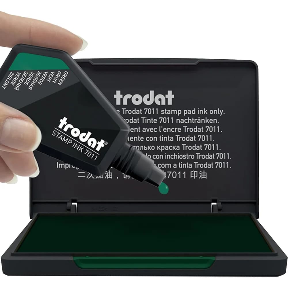 Trodat 7011 Stempelfarbe Grün