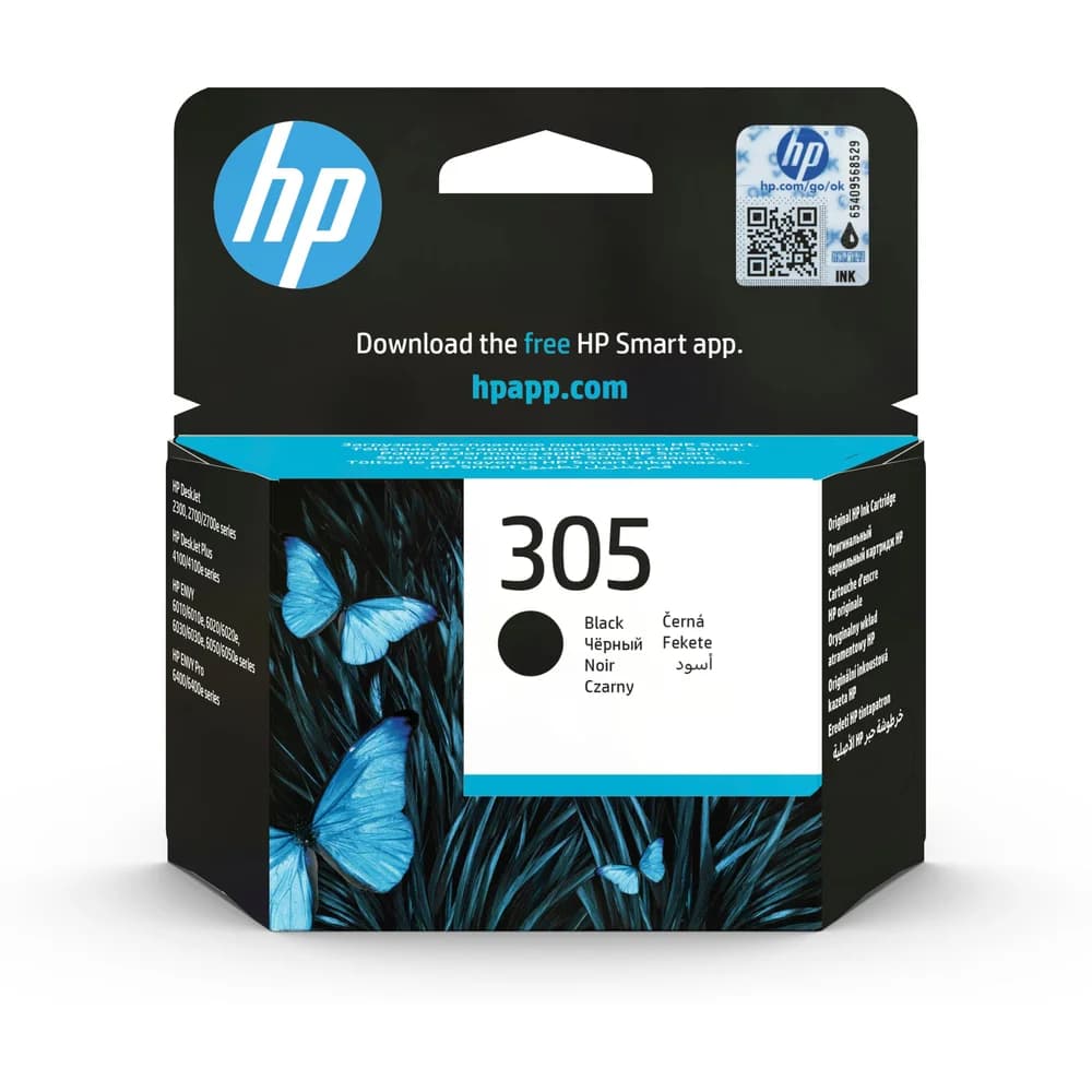 HP 305 Schwarz Original Druckerpatrone