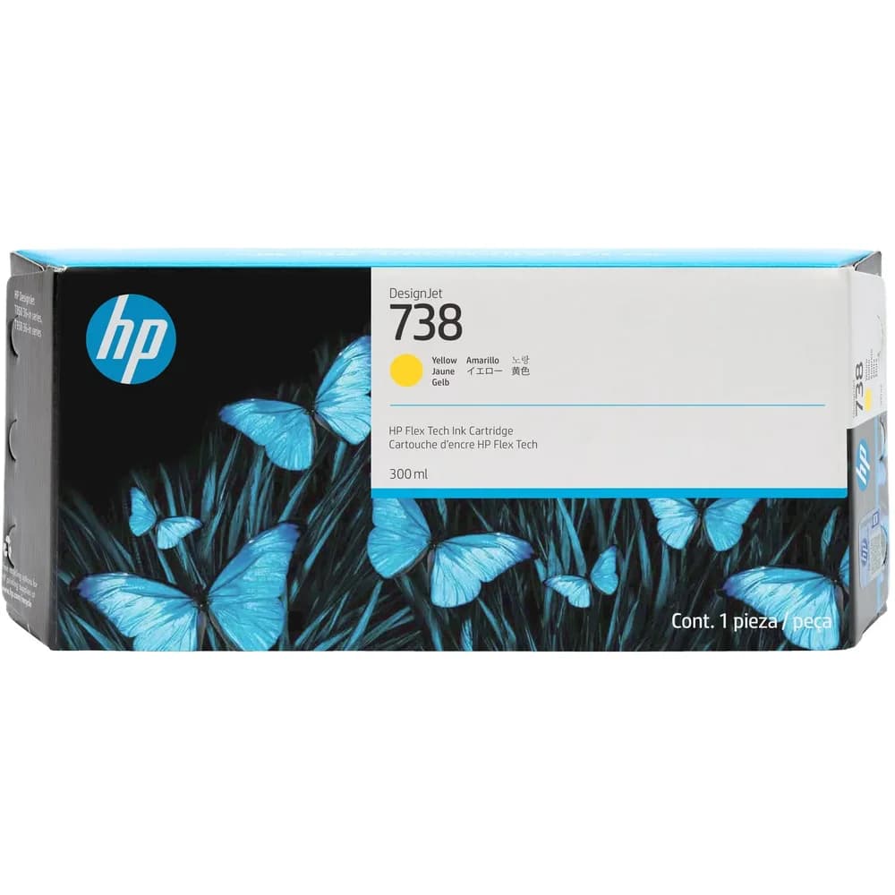 HP Tinte 738 300ml gelb