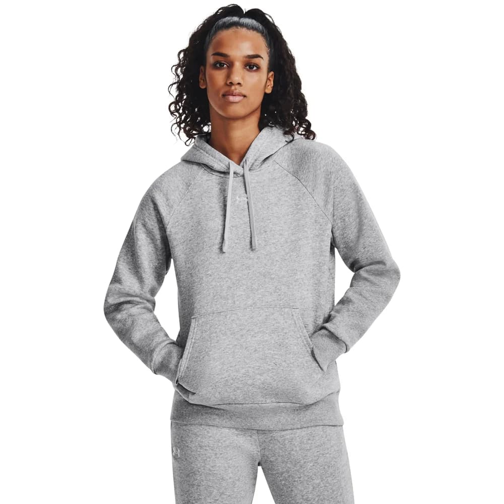 Under Armour Rival Fleece Hoodie gray white (013) XS