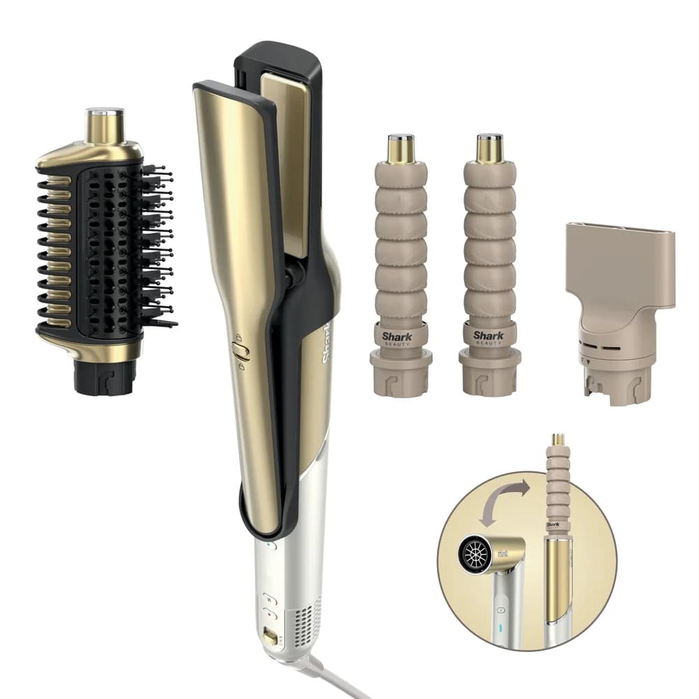 Shark Glam Multistyler für glattes und welliges Haar HD6041SEU - Gold