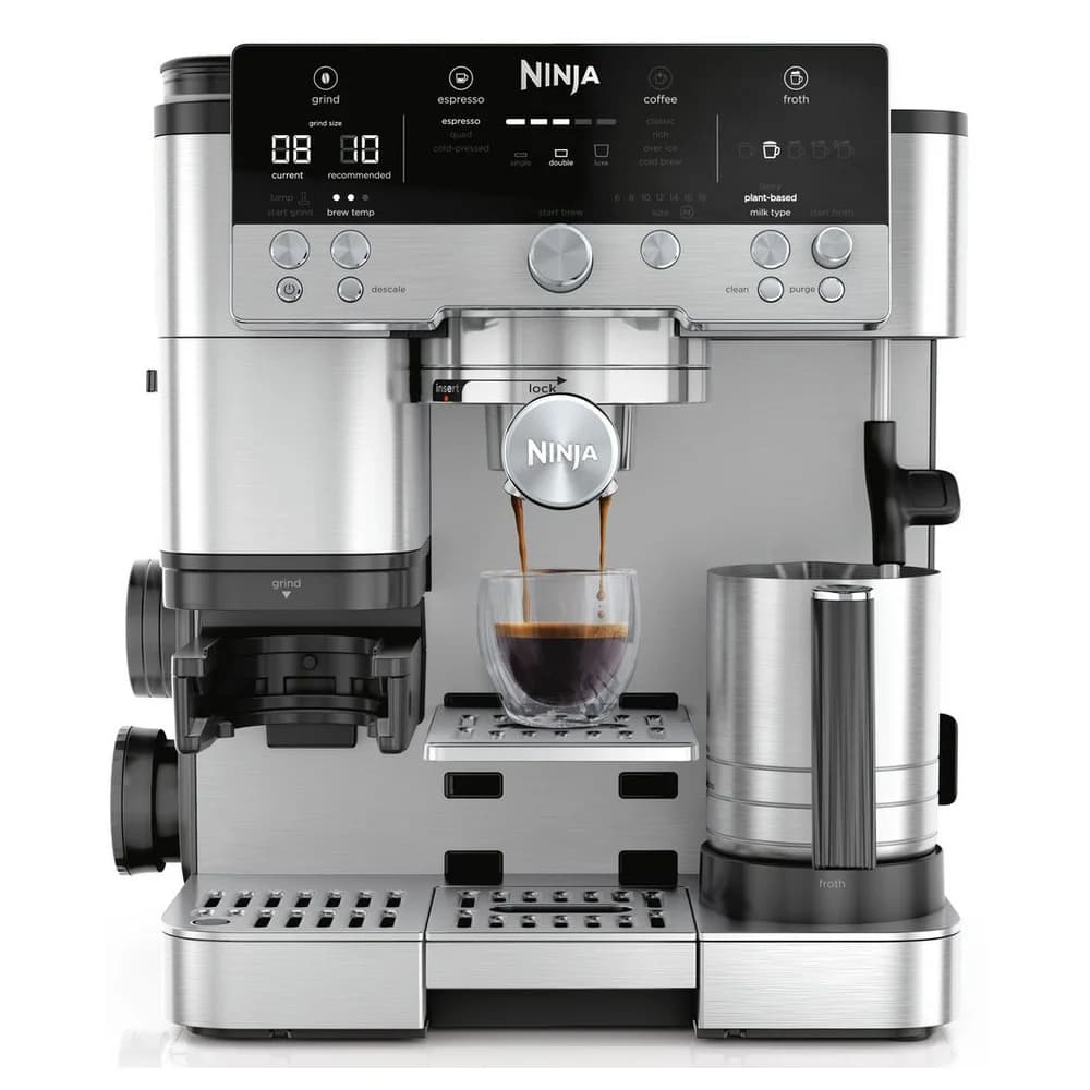 Ninja Luxe Café Premier Plus-Serie Espressomaschine – Silber in Silber | ES655EU | von SharkNinja