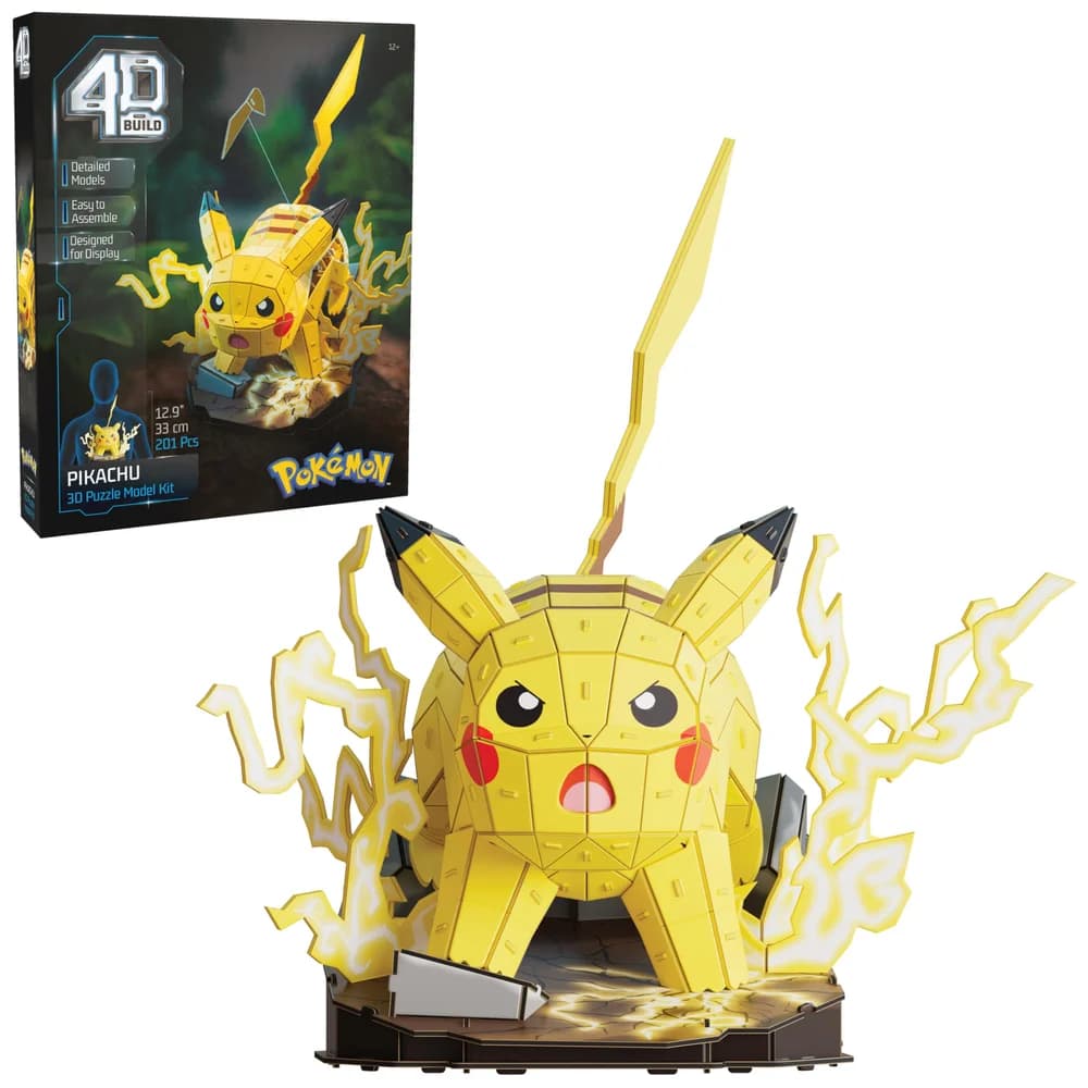 Spin Master 4D Figur Pokemon Pikachu 80910