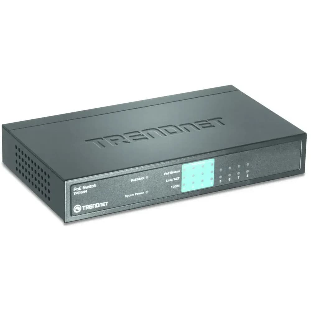 TRENDnet TPE-S44 PoE Switch 8 Port