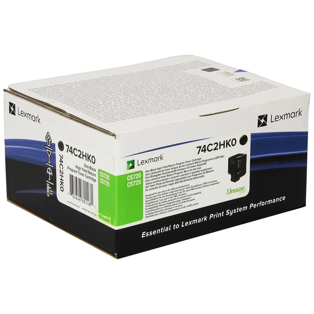 Lexmark, Toner, 74c2hk0 (BK)