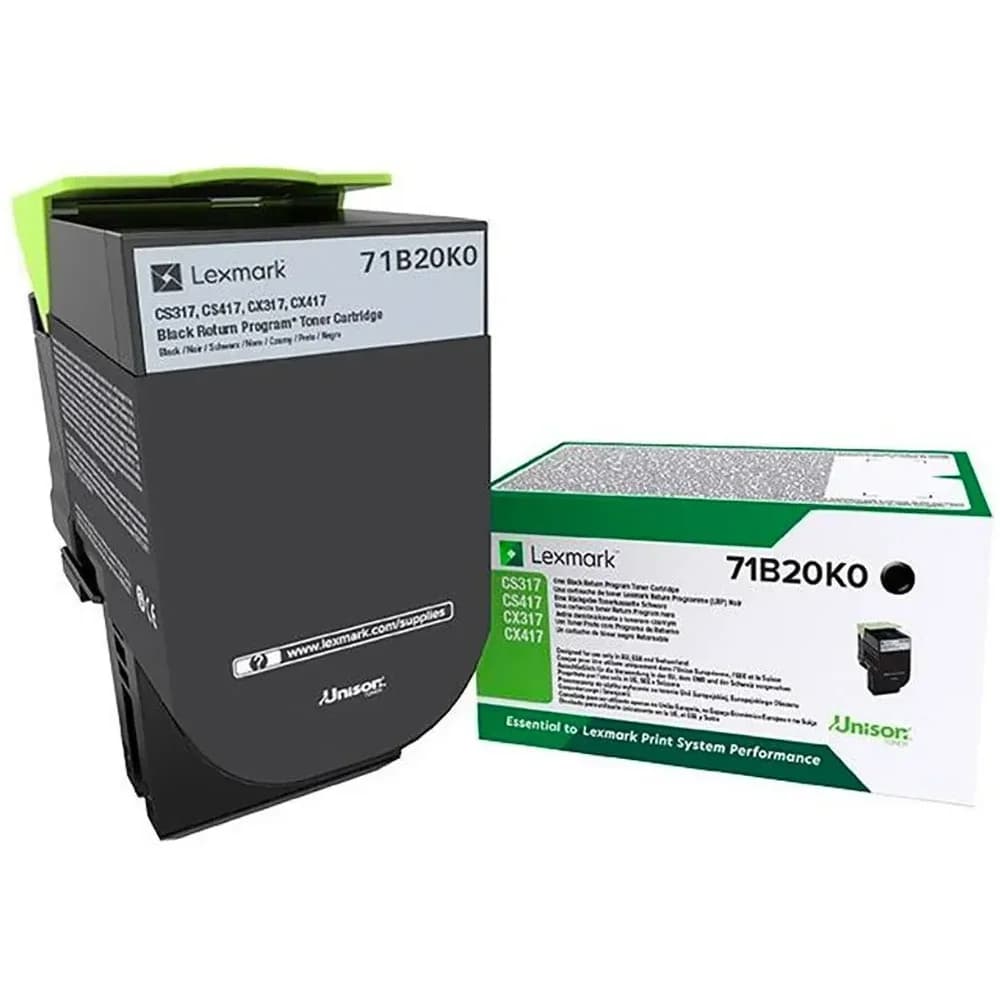 Lexmark, Toner, 71b20k0 (BK)
