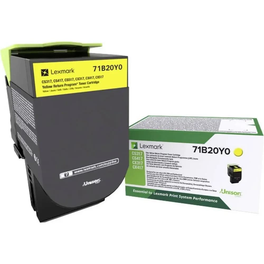 Lexmark Toner 71B20Y0 gelb