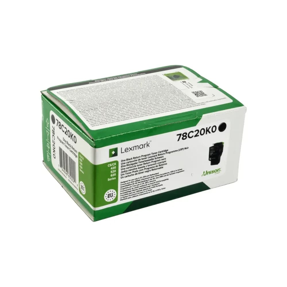 Lexmark, Toner, 78C20K0 (BK)