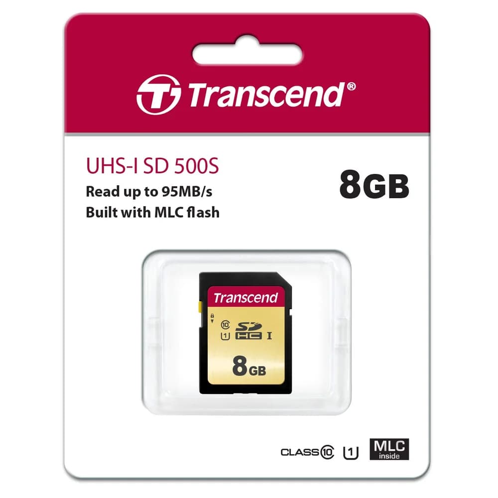 Transcend 8GB, UHS-I, SD Speicherkarte