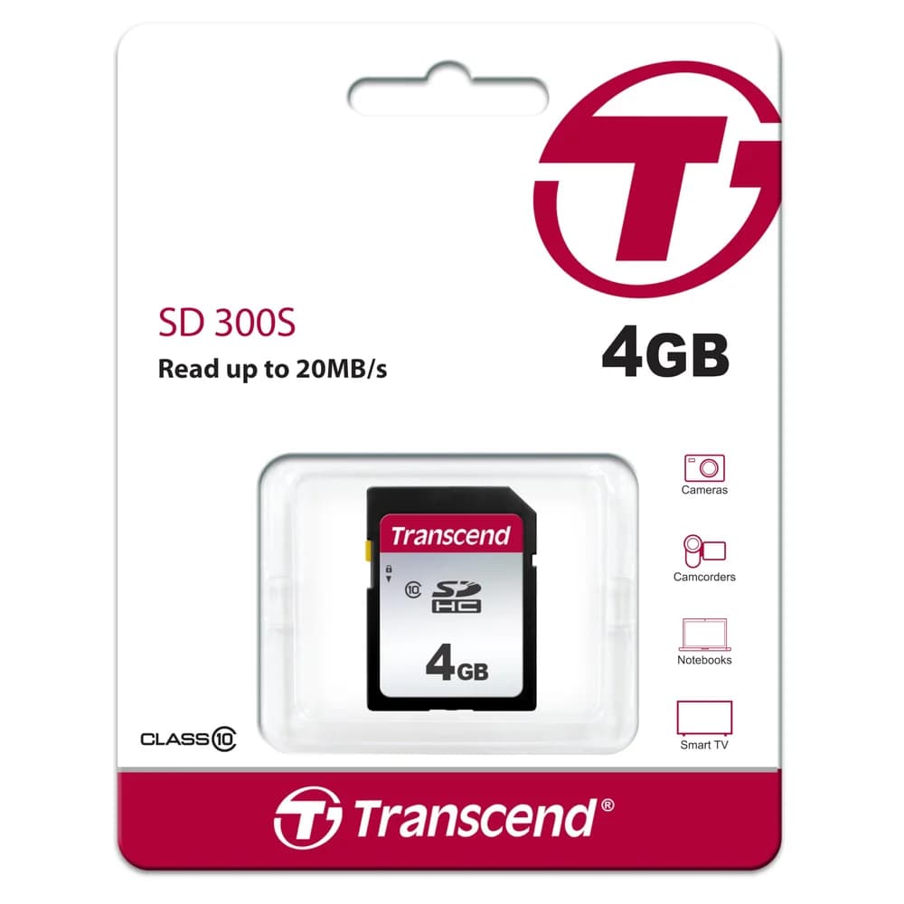 300S SD - 20MB/s - 4GB