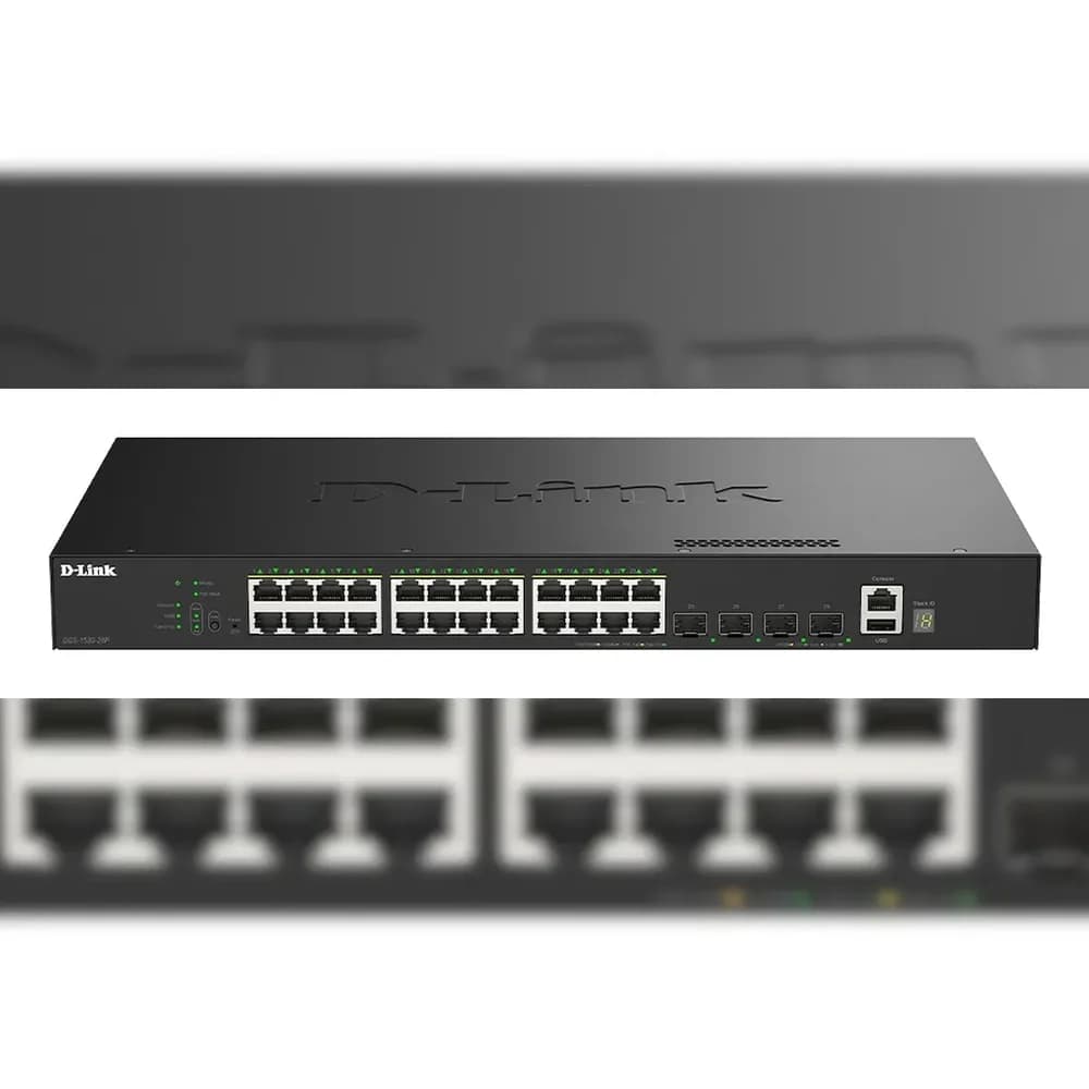 DLink Deutschland 28-Port Gigabit Switch DGS-1530-28P/E