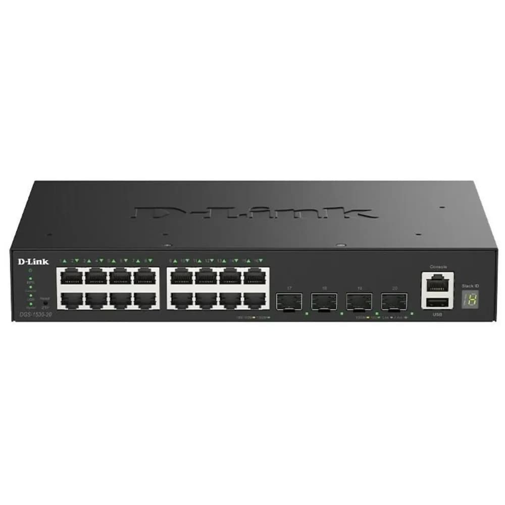 D-Link DGS-1530-20/E Netzwerk-Switch
