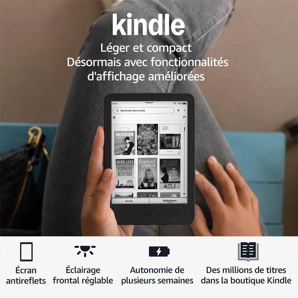 KINDLE (neueste Generation), 16 GB eReader Schwarz