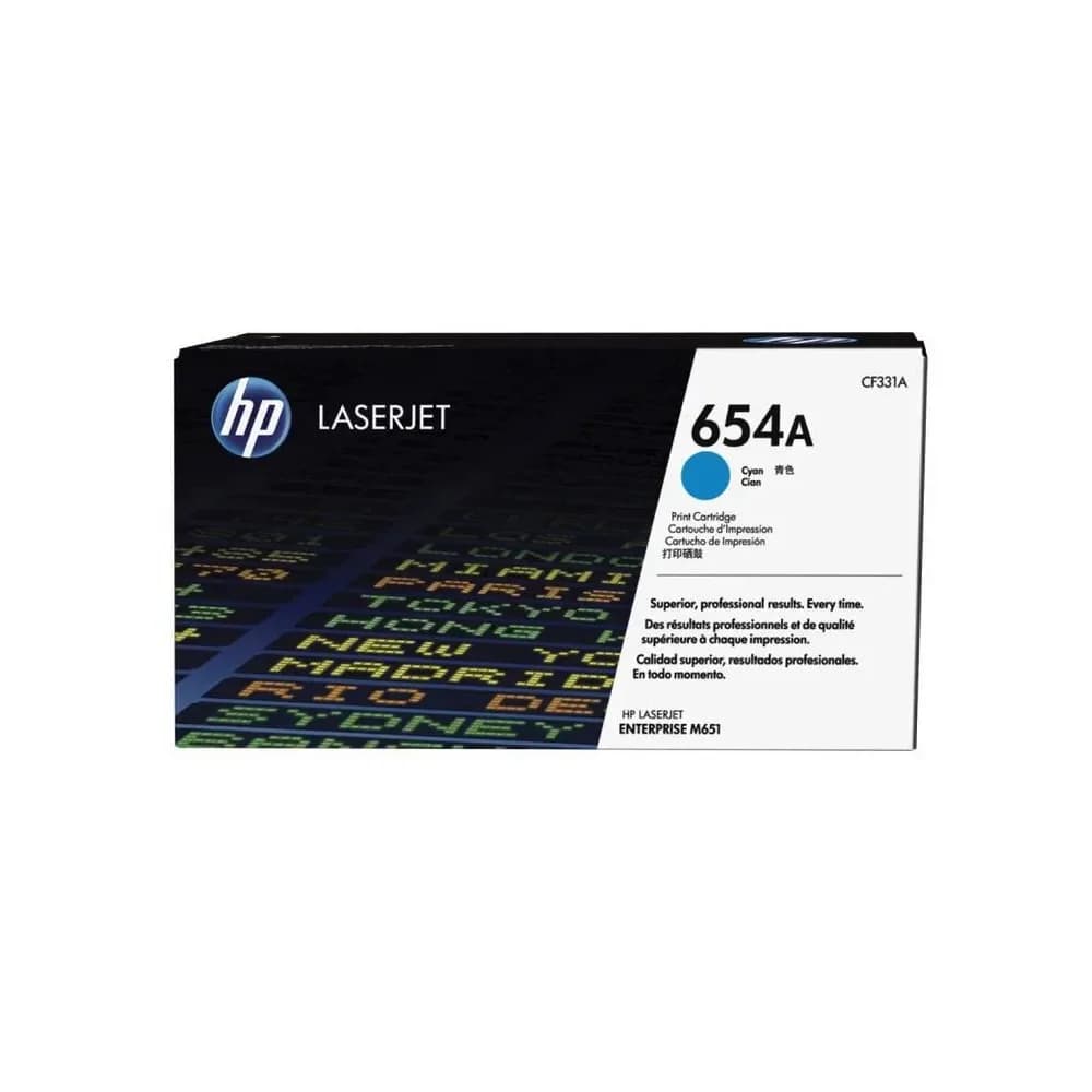 HP Toner 654A cyan