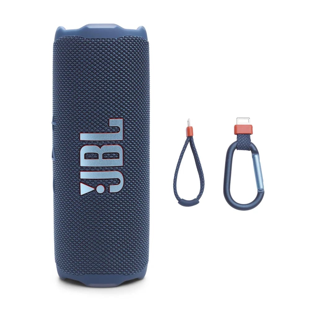 JBL Flip 7, Bluetooth-Lautsprecher, Blau, Wasserfest